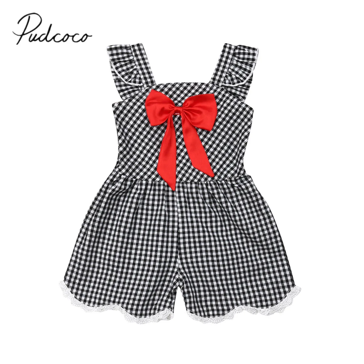2019 Baby Summer Clothing 1-6Y Infant Kid Baby Girl Romper Sleeveless Lace Plaid Bowknot Jumpsuit Playsuit Checked Outfit
2019 Baby Summer Clothing 1-6Y Infant Kid Baby Girl Romper Sleeveless Lace Plaid Bowknot Jumpsuit Playsuit Checked Outfit