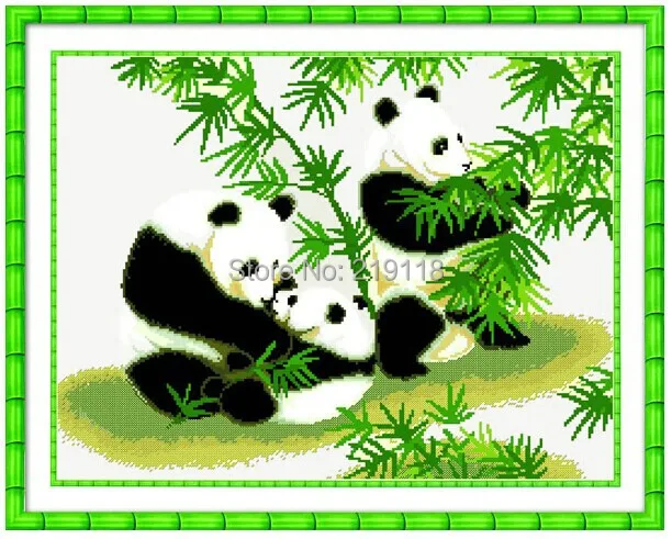 2016 New Needlework,DIY DMC Cross stitch,Sets For Embroidery kits,Precise Printed Panda Patterns Counted Cross-Stitching 
2016 New Needlework,DIY DMC Cross stitch,Sets For Embroidery kits,Precise Printed Panda Patterns Counted Cross-Stitching