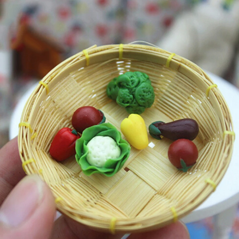 7Pcs/set Mini 3-4cm Scale Dollhouse Miniatures Accessories Fruits Vegetable Food Doll Room Decor Kits Best Gift
7Pcs/set Mini 3-4cm Scale Dollhouse Miniatures Accessories Fruits Vegetable Food Doll Room Decor Kits Best Gift