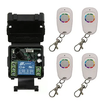 Mini Wireless RF Remote Control Light Switch 10A Relay Output Radio DC12V 24V 1 CH Channel 1CH Receiver Module +Transmitter
Mini Wireless RF Remote Control Light Switch 10A Relay Output Radio DC12V 24V 1 CH Channel 1CH Receiver Module +Transmitter