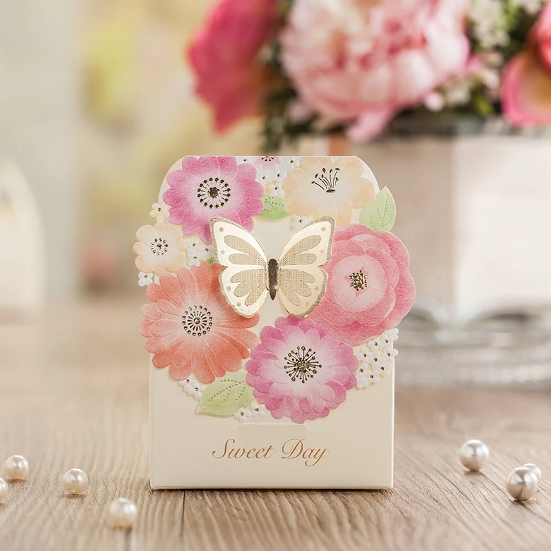 50ps Laser hollow butterfly buckle Laser Design Candy Box, Wedding Gift Bags, Candy and Gift Boxes
50ps Laser hollow butterfly buckle Laser Design Candy Box, Wedding Gift Bags, Candy and Gift Boxes