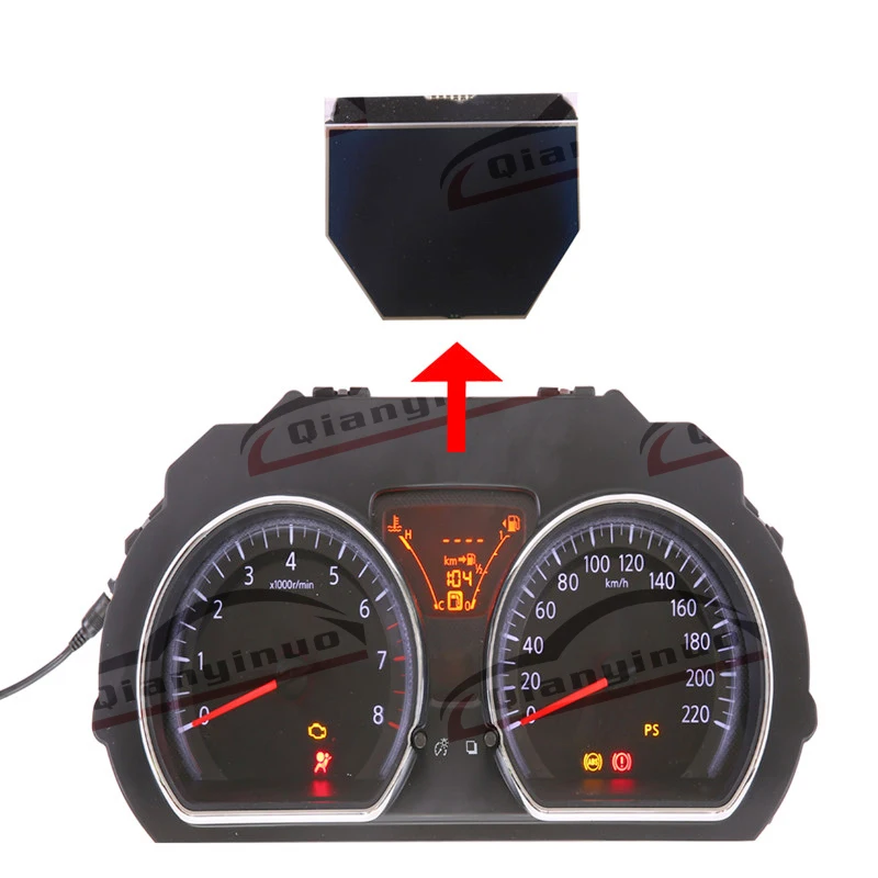 Qianyinuo Dashboard LCD Display For Nissan Sunny/Juke Instrument Cluster (2010-2017Year) High Version
Qianyinuo Dashboard LCD Display For Nissan Sunny/Juke Instrument Cluster (2010-2017Year) High Version