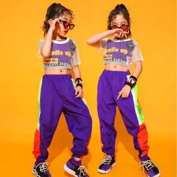 Kids Jazz Dancing Costumes Girls Ballroom competitions Hip Hop Dance Clothes T Shirt Crop Tops Jogger Pants Children street wear
Kids Jazz Dancing Costumes Girls Ballroom competitions Hip Hop Dance Clothes T Shirt Crop Tops Jogger Pants Children street wear