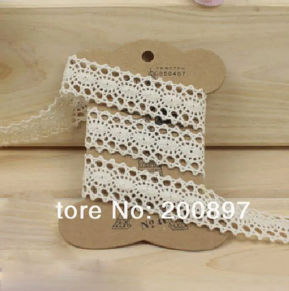 2cm decor 100% cotton lace trims stripes beige white lace 30 meters a lot min 2 styles mixed order accepted
2cm decor 100% cotton lace trims stripes beige white lace 30 meters a lot min 2 styles mixed order accepted