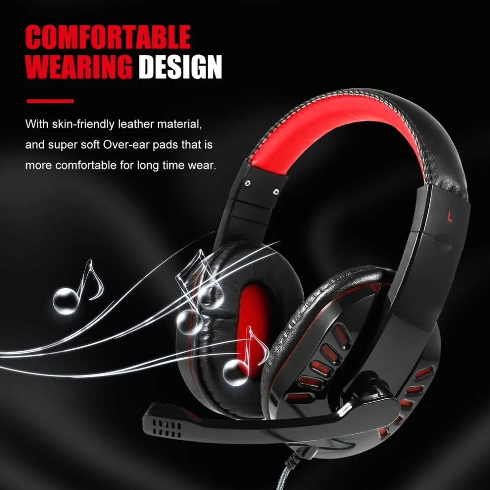 

Gaming Headset Best casque 7.1 Surround Sound USB Wired Headphones with Microphone Volume Control for PS4/XBOX-ONE SY755MV