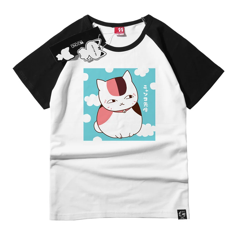 Japan Style Natsume Yuujinchou T-shirt Women Cartoon Cute O-Neck Tops for Girls Summer Harajuku Tee Shirt Cotton Camiseta Mujer
Japan Style Natsume Yuujinchou T-shirt Women Cartoon Cute O-Neck Tops for Girls Summer Harajuku Tee Shirt Cotton Camiseta Mujer