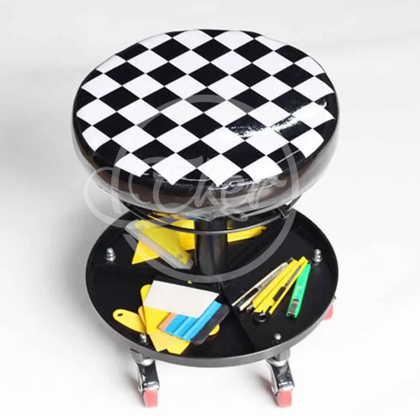 Free Shipping Car Wrap Apllication Seat Adjustable Base Car Repair Chair With Wheels Car Wrapping Tools Collect Storage Chair
Free Shipping Car Wrap Apllication Seat Adjustable Base Car Repair Chair With Wheels Car Wrapping Tools Collect Storage Chair