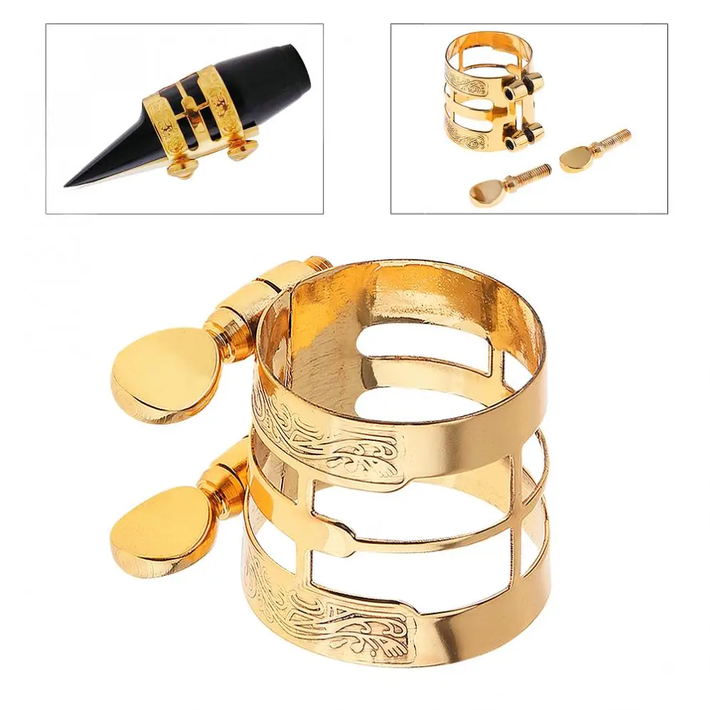 Carved Metal Ligature Alto Sax Clarinet Mouthpiece Ligature Clip for Alto Saxophone
Carved Metal Ligature Alto Sax Clarinet Mouthpiece Ligature Clip for Alto Saxophone