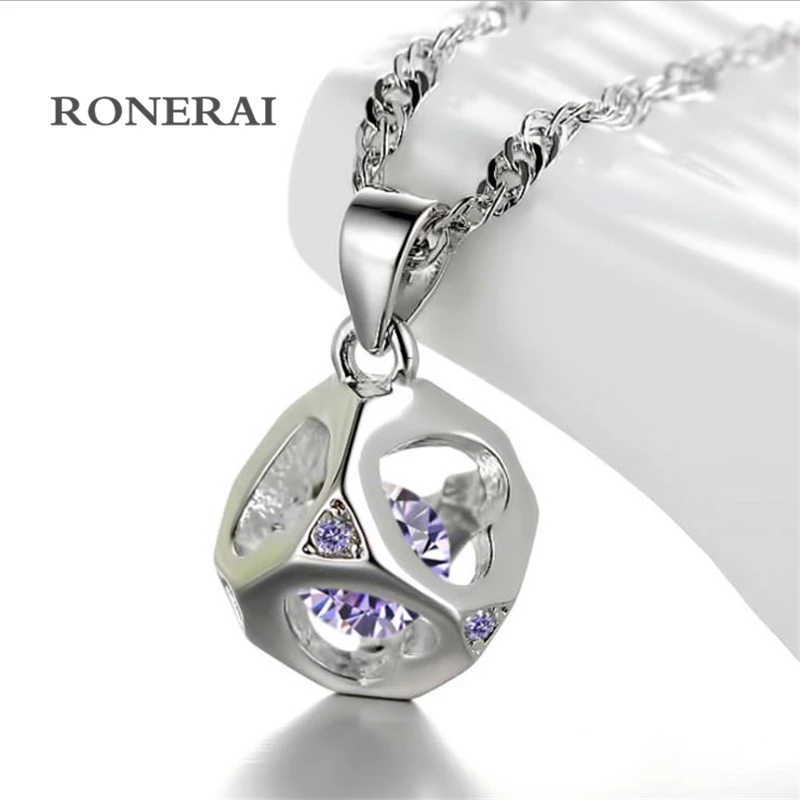 KOFSAC New Fashion Love Cube Pendant Necklace Love Accessories Shiny Zircon Heart Necklace For Women Wedding Party
KOFSAC New Fashion Love Cube Pendant Necklace Love Accessories Shiny Zircon Heart Necklace For Women Wedding Party