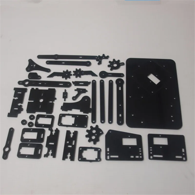 SWMAKER DIY MeArm - black color arcylic Robot - v1.0 laser cut acrylic kit/set pocket size arm robot mechanical plate kit
SWMAKER DIY MeArm - black color arcylic Robot - v1.0 laser cut acrylic kit/set pocket size arm robot mechanical plate kit