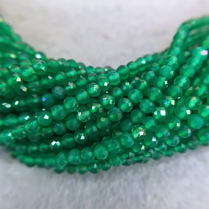 Micro Faceted Bead Natural Stone Beads Facted Green Emeralded 2 3 mm Spacer Loose Beads for Jewelry Making Necklace DIY Bracelet
Micro Faceted Bead Natural Stone Beads Facted Green Emeralded 2 3 mm Spacer Loose Beads for Jewelry Making Necklace DIY Bracelet