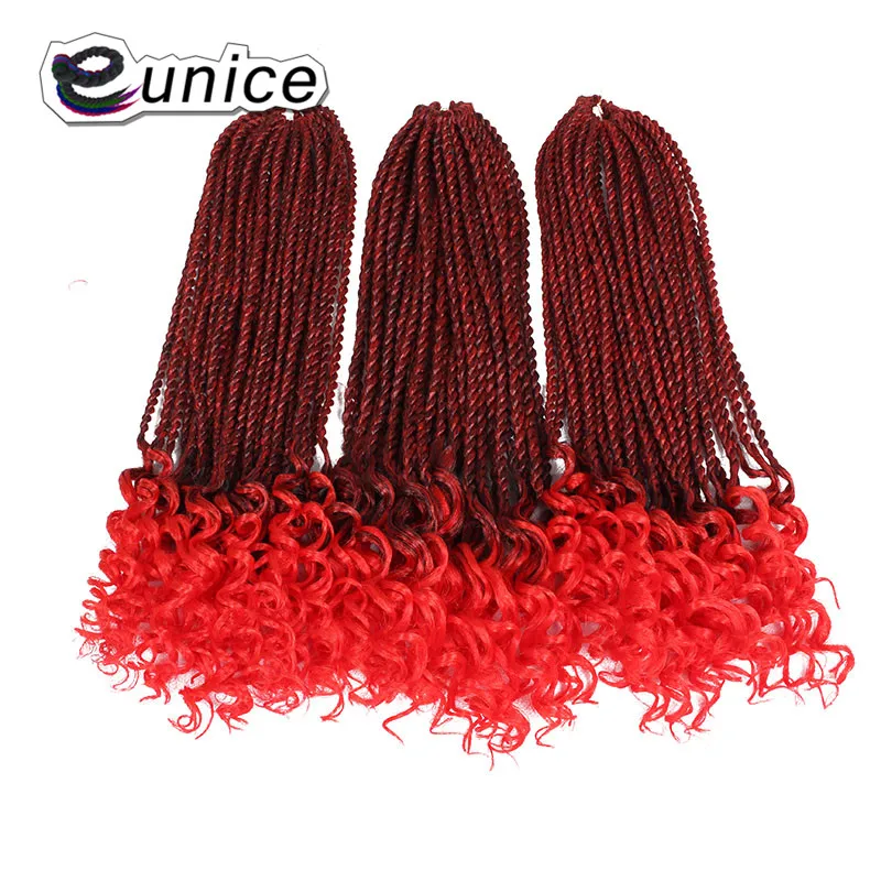 Curly Senegalese Twist Crochet Braiding Synthetic Hair Extension (62)
