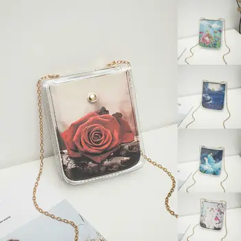 2019 Newest Hot Women Clear Transparent PVC Shoulder Bags Fairy Girls Floral Chain Fashion Candy Color Jelly Messenger Handbag
2019 Newest Hot Women Clear Transparent PVC Shoulder Bags Fairy Girls Floral Chain Fashion Candy Color Jelly Messenger Handbag