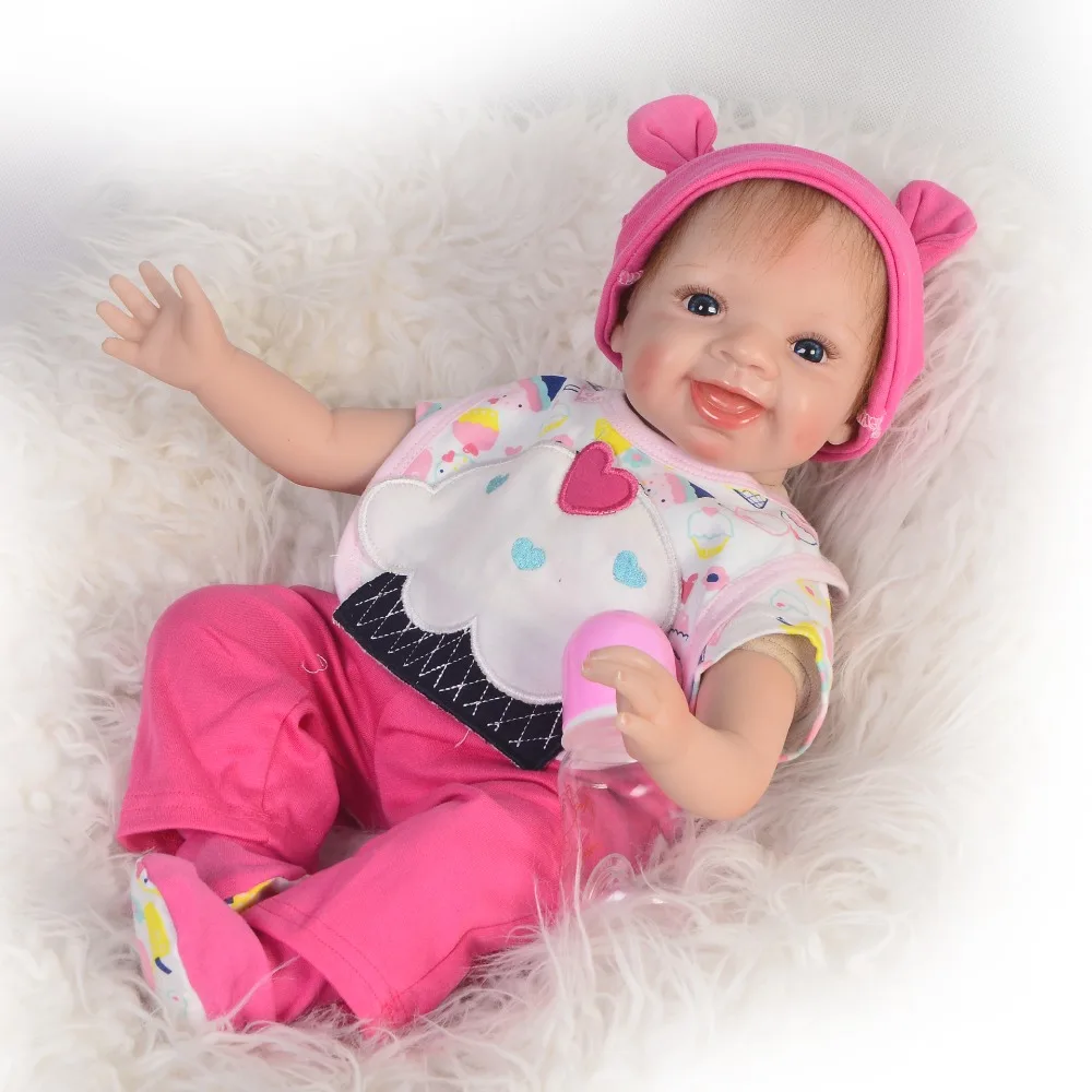 55cm BeBe Reborn doll fashion Newborn girl Realistic Silicone Reborn Baby Dolls Early Education Simulation Dolls kids gift toy
55cm BeBe Reborn doll fashion Newborn girl Realistic Silicone Reborn Baby Dolls Early Education Simulation Dolls kids gift toy