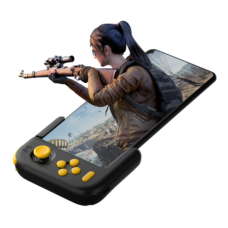 H1 mobile game controller pubg Android iOS universal Bluetooth auxiliary pressure grab peripherals design for Huawei phone
H1 mobile game controller pubg Android iOS universal Bluetooth auxiliary pressure grab peripherals design for Huawei phone