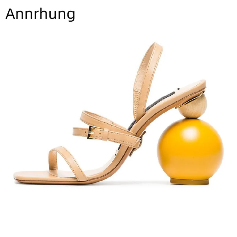 Chunky Strange Heel Sandals Asymmetric Block High Heels Shoes Woman Sexy Narrow Band Back Strap Shoes Fashion Catwalk Sandalias
Chunky Strange Heel Sandals Asymmetric Block High Heels Shoes Woman Sexy Narrow Band Back Strap Shoes Fashion Catwalk Sandalias