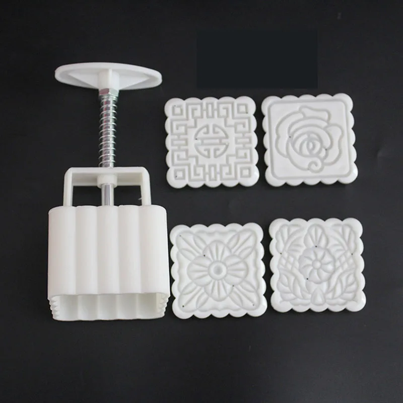 2pc Moon Cake Mold for Mid-Autumn Festival Flower Pattern ABS square press spring 3D cakes tools for pie cookie Bakeware Moulds
2pc Moon Cake Mold for Mid-Autumn Festival Flower Pattern ABS square press spring 3D cakes tools for pie cookie Bakeware Moulds