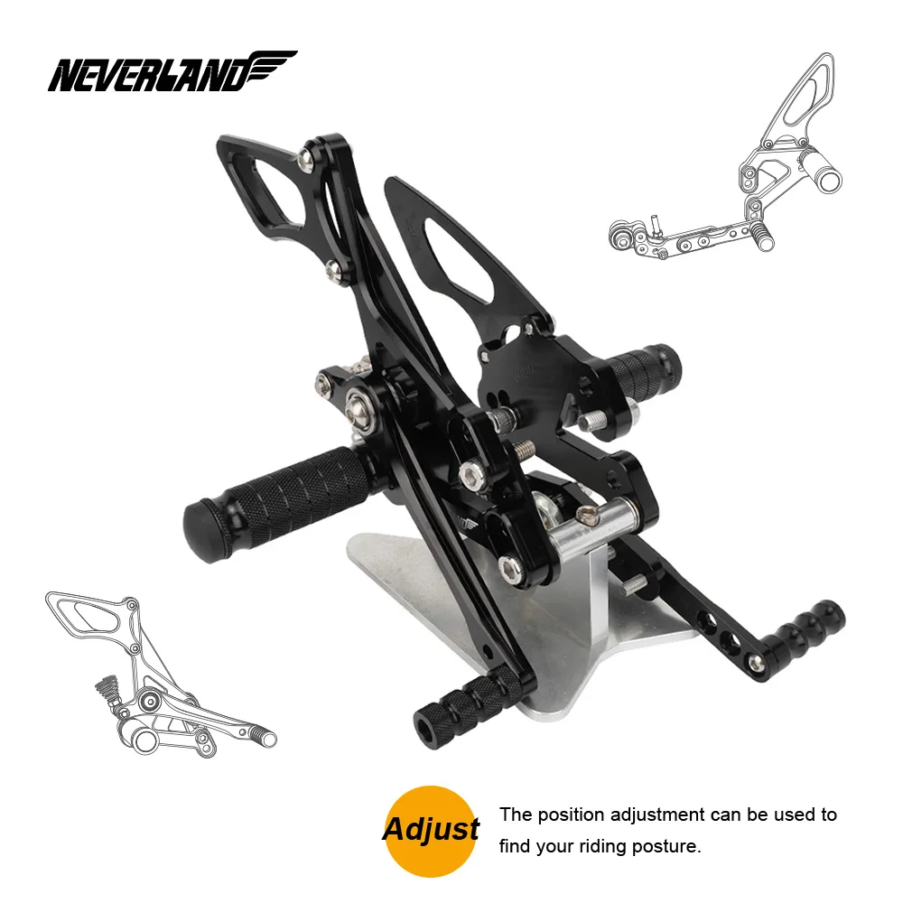 Adjustable Motorcycle Accessories Parts Rear Foot Rests Set Foot Pegs Rests For SUZUKI GSXR600/750 2011 2012 2013 2014 2015 2016
Adjustable Motorcycle Accessories Parts Rear Foot Rests Set Foot Pegs Rests For SUZUKI GSXR600/750 2011 2012 2013 2014 2015 2016