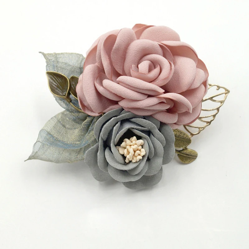 Korean Fashion Cloth Art Handmade Fabric Flowers Brooch Pin Ladies Lapel Pins Collar Shirt Leaves Brooches for Women Accessories
Korean Fashion Cloth Art Handmade Fabric Flowers Brooch Pin Ladies Lapel Pins Collar Shirt Leaves Brooches for Women Accessories
