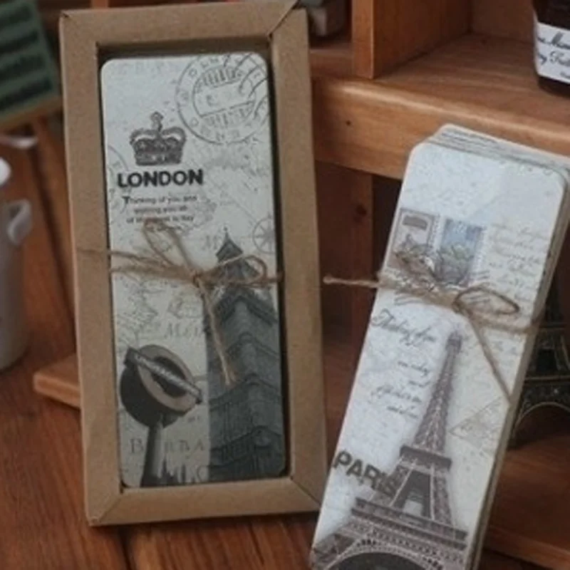 30 Pcs/pack Creative Different European Scenes Vintage France Paris Tower Bookmark
30 Pcs/pack Creative Different European Scenes Vintage France Paris Tower Bookmark