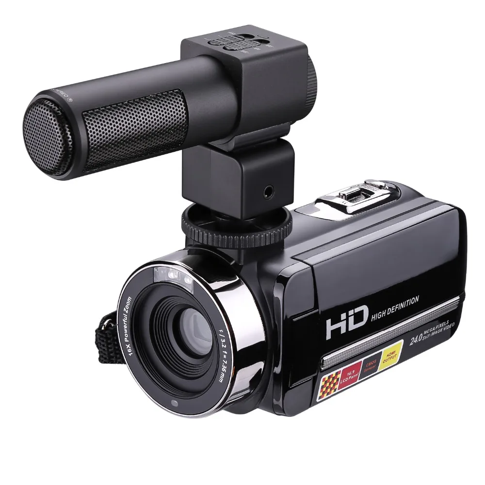 Infrared Night Vision Digital Camera Video 5 Million PX 3 Inch Touch Screen Remote VCR + Professional Interview Microphone
Infrared Night Vision Digital Camera Video 5 Million PX 3 Inch Touch Screen Remote VCR + Professional Interview Microphone