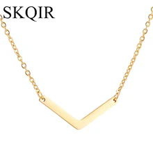 Personalized Letters V Pendant Dangle Stainless Steel Chain Choker Custom DIY Necklace For Women Fashion Jewelry Accessorie Gif
Personalized Letters V Pendant Dangle Stainless Steel Chain Choker Custom DIY Necklace For Women Fashion Jewelry Accessorie Gif