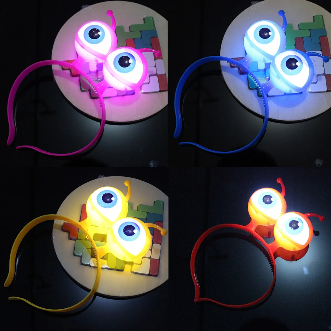 LED Light Luminous Halloween Christmas Vocal Concert Props Supplies Aliens Eyes Head Hair Hoop
LED Light Luminous Halloween Christmas Vocal Concert Props Supplies Aliens Eyes Head Hair Hoop