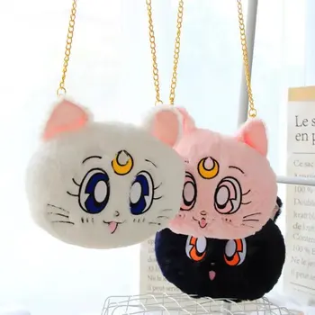 Candice guo! super cute plush toy Sailor Moon luna cat soft chain crossbody bag coin bag creative birthday Christmas gift 1pc
Candice guo! super cute plush toy Sailor Moon luna cat soft chain crossbody bag coin bag creative birthday Christmas gift 1pc