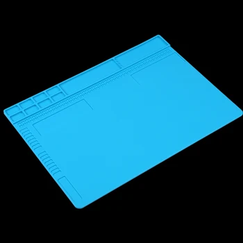Heat-resistant BGA Soldering Station Soldering Pad Silicone Heat Gun Insulation Pad Repair Tools Maintenance Platform Desk Mat
Heat-resistant BGA Soldering Station Soldering Pad Silicone Heat Gun Insulation Pad Repair Tools Maintenance Platform Desk Mat