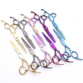 6" 17.5cm Japan Customized Brand Hairdressing Scissors Thinning Scissors Cutting Shears Professional Hair Scissors Add Bag C1011
6" 17.5cm Japan Customized Brand Hairdressing Scissors Thinning Scissors Cutting Shears Professional Hair Scissors Add Bag C1011