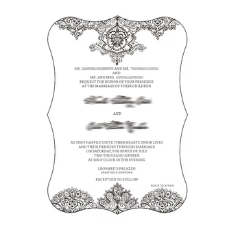Customized 4.75''X6.75''100pcs per lot Scroll shape clear acrylic pocket wedding invitation card
Customized 4.75''X6.75''100pcs per lot Scroll shape clear acrylic pocket wedding invitation card