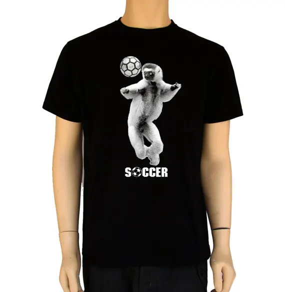 Image Hot 2017 Summer T Shirt Fashion soccerer Player Crew Neck Novelty Short Tees For Men