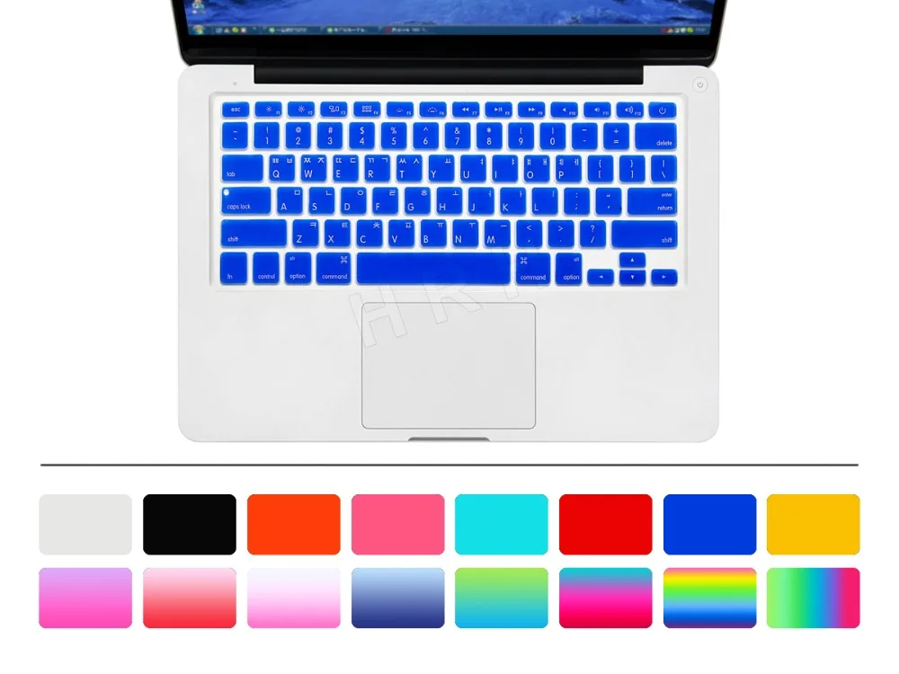 US Korean Keyboard Cover Silicone Skin Protector Language for MacBook Pro 13 15 17 For Macbook Air 13 Korea Keyboard
US Korean Keyboard Cover Silicone Skin Protector Language for MacBook Pro 13 15 17 For Macbook Air 13 Korea Keyboard