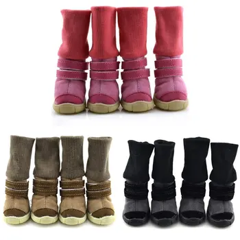 Deer Leather Dog Snow Boots Teddy Dog Shoes Winter Style Animal Winter Shoes Anti-Slip Cotton Soft Leather Waterproof Warm Boots
Deer Leather Dog Snow Boots Teddy Dog Shoes Winter Style Animal Winter Shoes Anti-Slip Cotton Soft Leather Waterproof Warm Boots