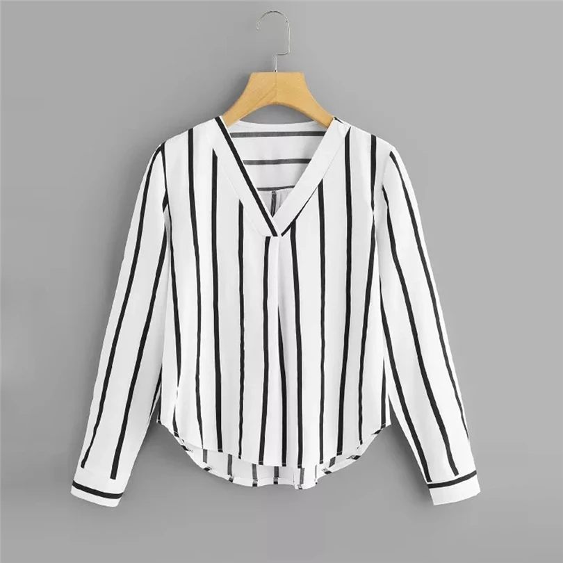 Autumn long-sleeved V-neck shirt with irregular stripes women casual senior and blouses shirt woman camisas mujer women blouses3
Autumn long-sleeved V-neck shirt with irregular stripes women casual senior and blouses shirt woman camisas mujer women blouses3