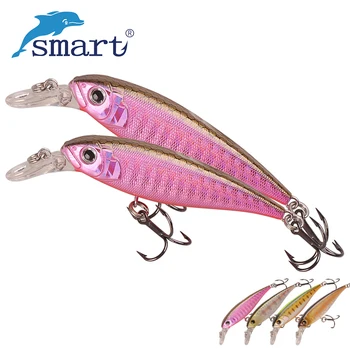 SMART Minnow Baits 60mm 4.55g Floating 0.5-0.9m Fishing Lure Swimbait Fishing Wobblers Iscas Artificiais Baits Leurre Souple
SMART Minnow Baits 60mm 4.55g Floating 0.5-0.9m Fishing Lure Swimbait Fishing Wobblers Iscas Artificiais Baits Leurre Souple