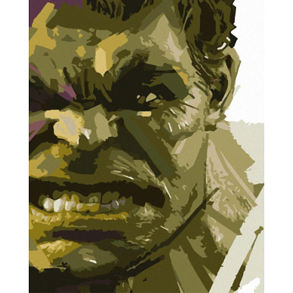 Frameless picture on wall acrylic paint by numbers diy painting by numbers unique gift oil painting The Avengers-Hulk 
Frameless picture on wall acrylic paint by numbers diy painting by numbers unique gift oil painting The Avengers-Hulk