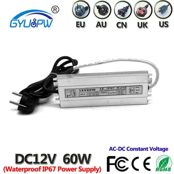 Single Output DC12V 60W 100W 120W 150W Waterproof Lighting Transformer AC110V-240V to DC 12V IP67 Power Source For Outdoor Light
Single Output DC12V 60W 100W 120W 150W Waterproof Lighting Transformer AC110V-240V to DC 12V IP67 Power Source For Outdoor Light