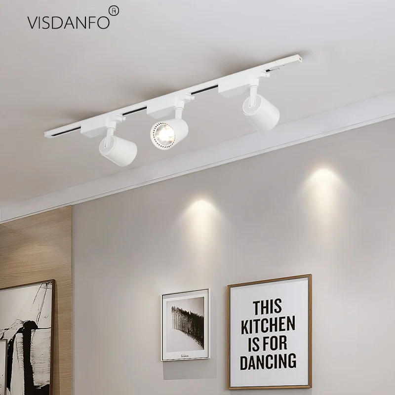 VISDANFO contemporary aluminum Ceiling Spot Rail Spotlights Replace led track light 10W 20w 30w aisilan rail lights fixtures
VISDANFO contemporary aluminum Ceiling Spot Rail Spotlights Replace led track light 10W 20w 30w aisilan rail lights fixtures