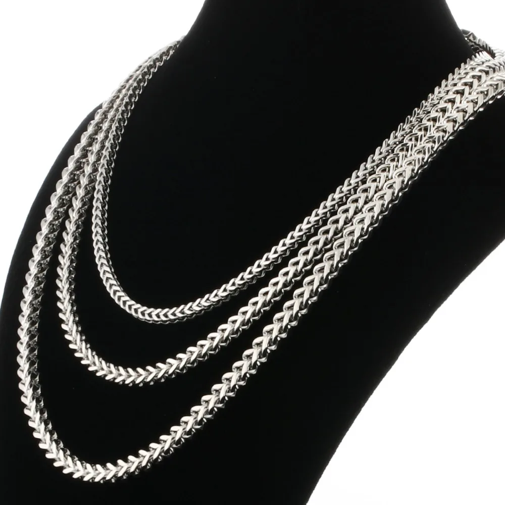 Coarse Stainless Steel Cuban Link Chains Sturdy Necklaces for Men Hiphop Jewelry 4/5/6mm Width 50/55/60cm Length FN17
Coarse Stainless Steel Cuban Link Chains Sturdy Necklaces for Men Hiphop Jewelry 4/5/6mm Width 50/55/60cm Length FN17