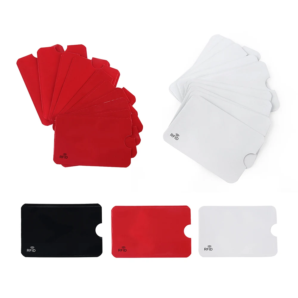 5PCS/Pack Aluminium Smart Safety Anti Theft RFID Wallet Credit Card Holder Protector Blocking Case Bank Card Protect Case Cover
5PCS/Pack Aluminium Smart Safety Anti Theft RFID Wallet Credit Card Holder Protector Blocking Case Bank Card Protect Case Cover