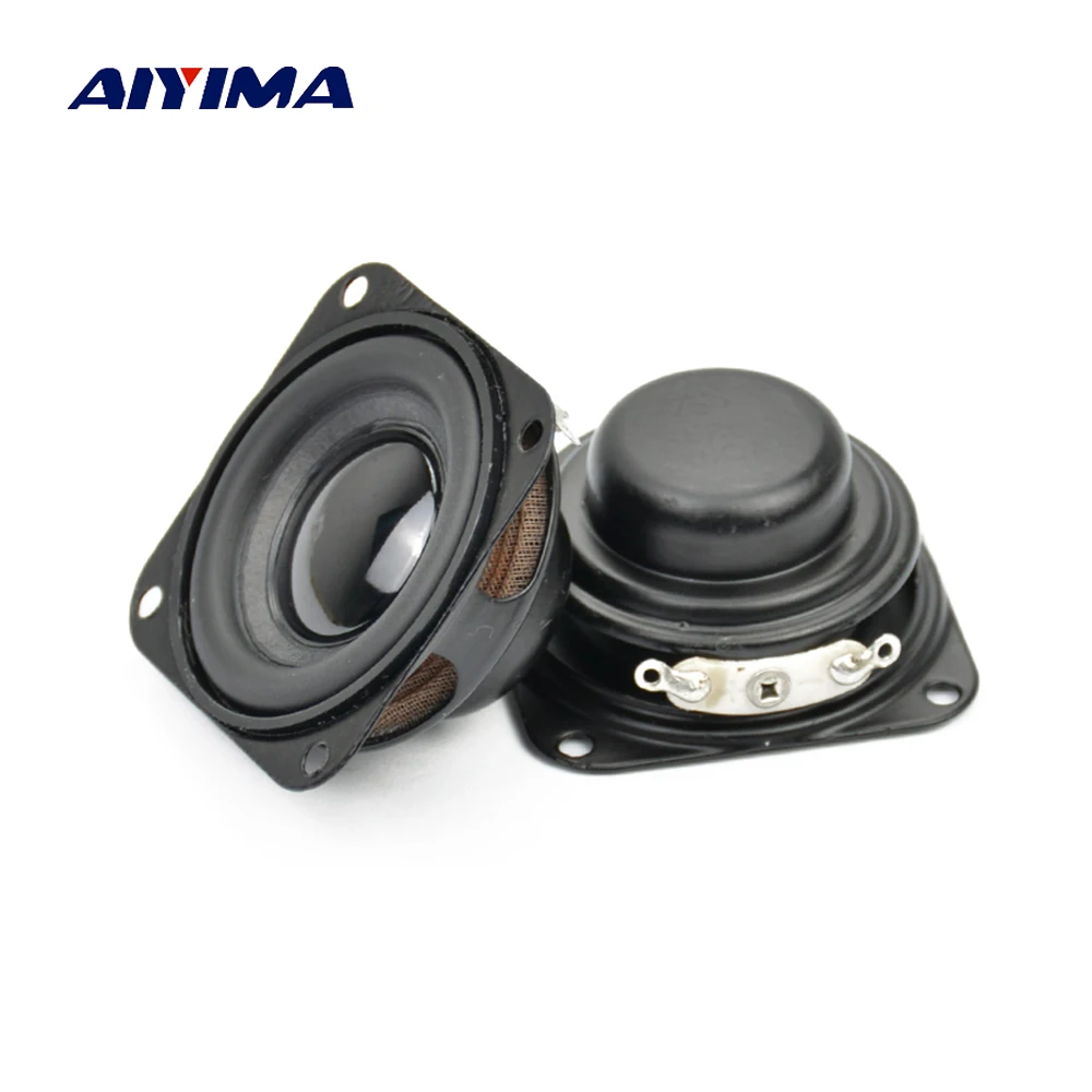 

AIYIMA 2Pcs 1.5 Inch Mini Speaker 40MM 4 Ohm 3W Neodymium Woofer Multimedia Bass Speakers Amplifier Home Audio Loudspeaker