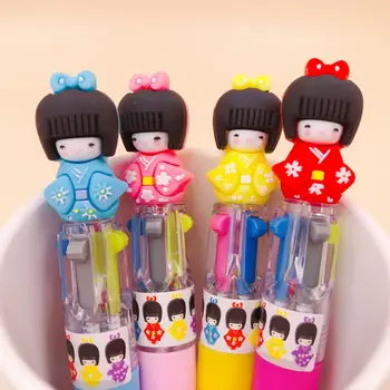 1 PCS 4 colors Japanese Doll Ballpoint Pen Cartoon Mini animal ball pen School Office writing Supplies Stationery Gift
1 PCS 4 colors Japanese Doll Ballpoint Pen Cartoon Mini animal ball pen School Office writing Supplies Stationery Gift