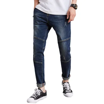 Jeans Men 2020 Spring and Autumn New Men's jeans Korean version of the Slim Stretch Blue feet pants Slim trend Wild jeans
Jeans Men 2020 Spring and Autumn New Men's jeans Korean version of the Slim Stretch Blue feet pants Slim trend Wild jeans