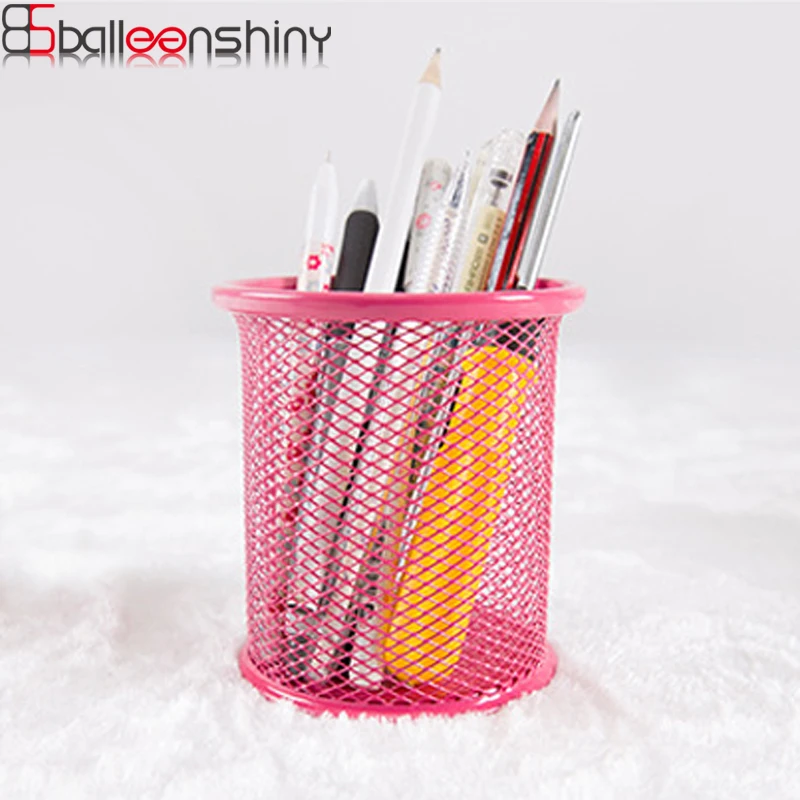 BalleenShiny Creative Metal Pen Storage Box Rack holder Vase Pencil Stationery Desk Organizer Tidy Container Office Storage Tool
BalleenShiny Creative Metal Pen Storage Box Rack holder Vase Pencil Stationery Desk Organizer Tidy Container Office Storage Tool