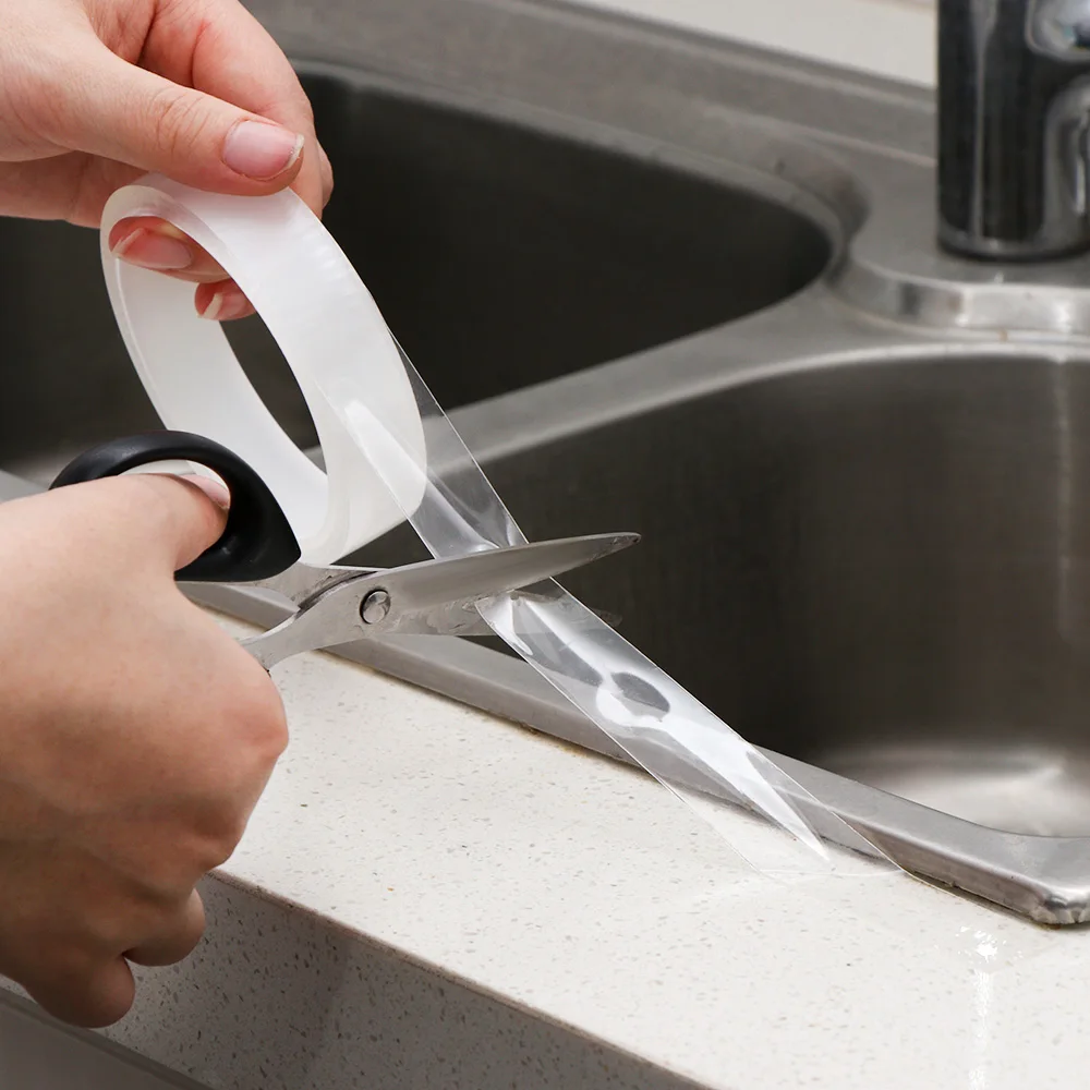 Kitchen Sink Waterproof Mildew Strong Self-adhesive Transparent Tape Bathroom Toilet Crevice Strip Self-adhesive Pool Water Seal
Kitchen Sink Waterproof Mildew Strong Self-adhesive Transparent Tape Bathroom Toilet Crevice Strip Self-adhesive Pool Water Seal