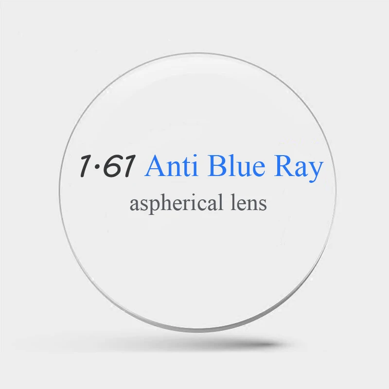 1.61 Aspheric Anti Blue Ray Lenses Computer Phone UV Protection Myopia Reading Optical Prescription Lens
1.61 Aspheric Anti Blue Ray Lenses Computer Phone UV Protection Myopia Reading Optical Prescription Lens