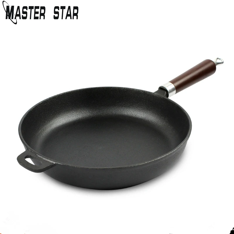 Master Star Chinese Cast Iron Non-stick Wok Multifunction Pancake Steak Pans General Use For Gas And Induction Cooker
Master Star Chinese Cast Iron Non-stick Wok Multifunction Pancake Steak Pans General Use For Gas And Induction Cooker