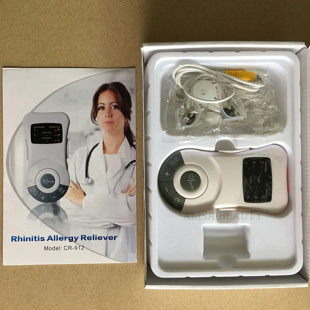 Original Rhinitis Therapy Machine Allergy Reliever Low Frequency Laser Hay Fever Sinusitis Treatment Device Nose Care Massager
Original Rhinitis Therapy Machine Allergy Reliever Low Frequency Laser Hay Fever Sinusitis Treatment Device Nose Care Massager