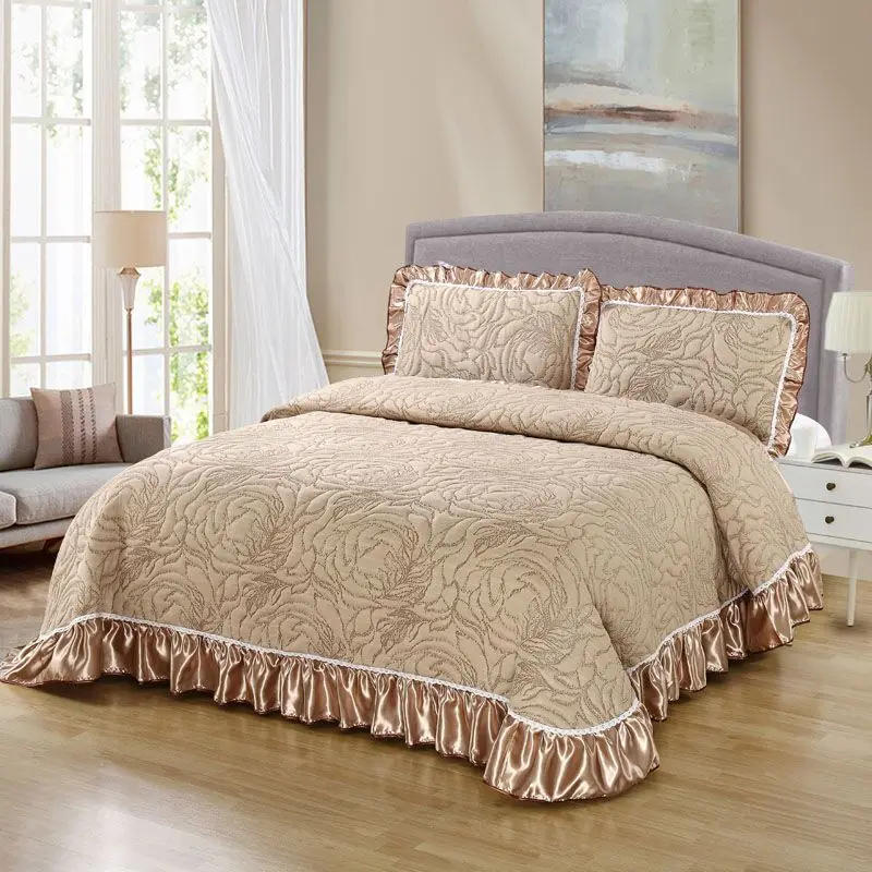 Famvotar Premium 3-Pieces Quilted Coverlets Bedspreads 3D Vibrant Floral Pattern Embroidery Cotton Bedspreads King Queen Size
Famvotar Premium 3-Pieces Quilted Coverlets Bedspreads 3D Vibrant Floral Pattern Embroidery Cotton Bedspreads King Queen Size